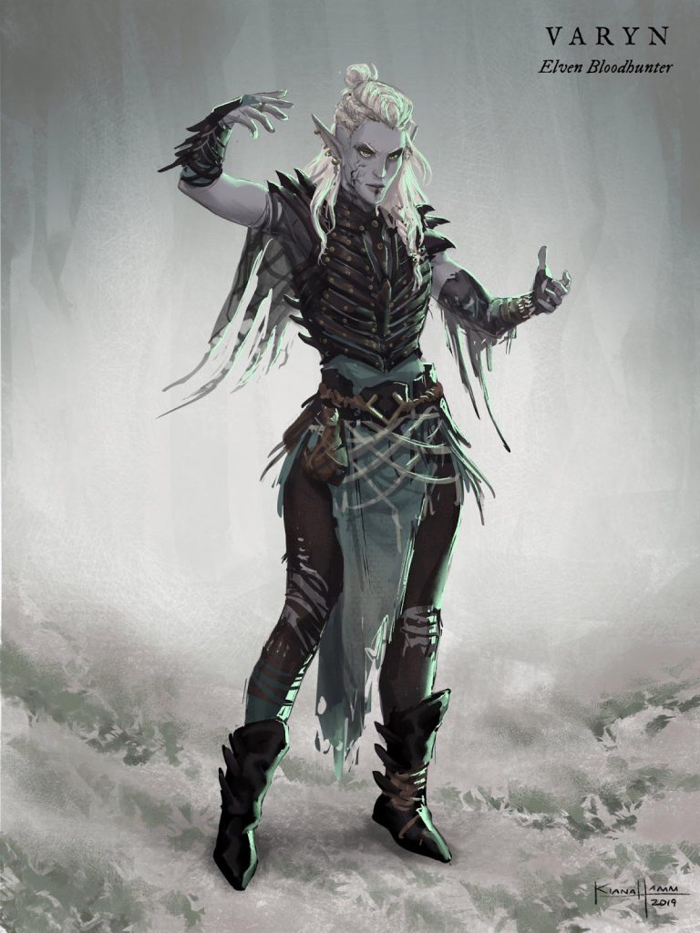 D&D 5e: Half-Elf Blood Hunter
