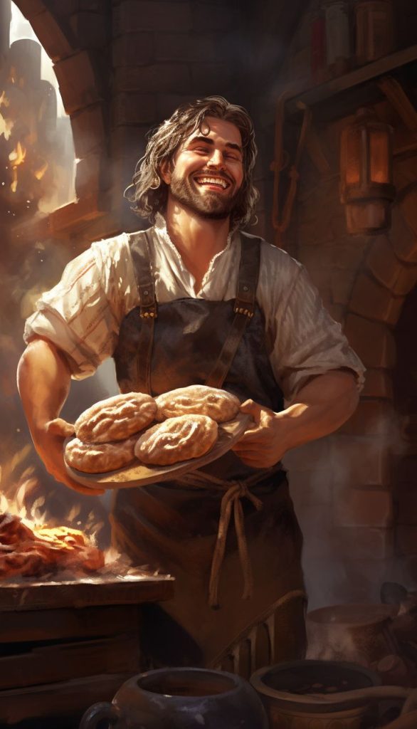 Portrait of a young artisan perfecting his craft, capturing the essence of the Prodigy.